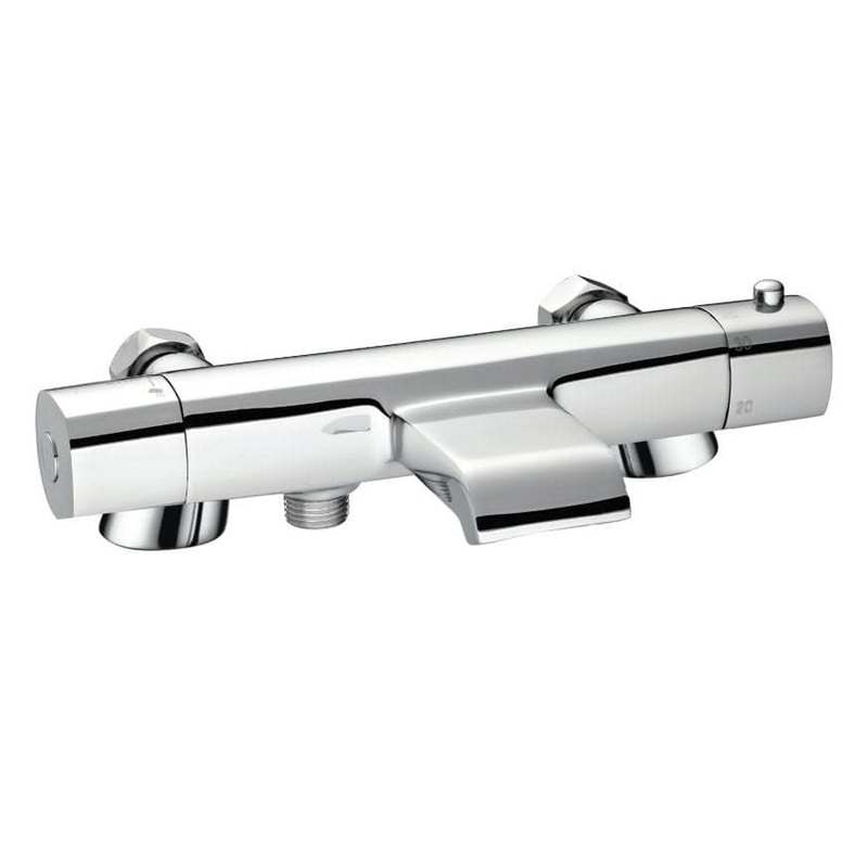 Sonas Astra Thermostatic Bath Shower Mixer Built In Diverter Deck Mounted | ETAST40DM