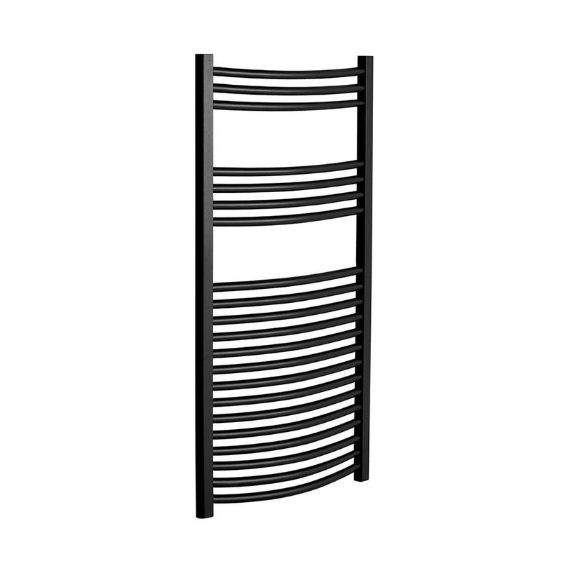 Sonas Curved Radiator 1200X600 Black | STW126CBLK