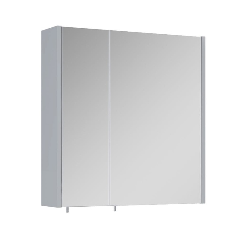 Sonas Otto Plus Gloss Light Grey 60Cm Mirror Cabinet | ELTOP2260LG
