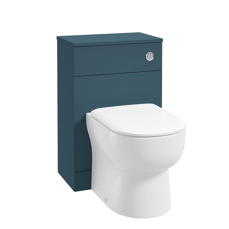 Sonas Scandinavian Back To Wall Wc Unit | Matt Ocean Blue | UF1165