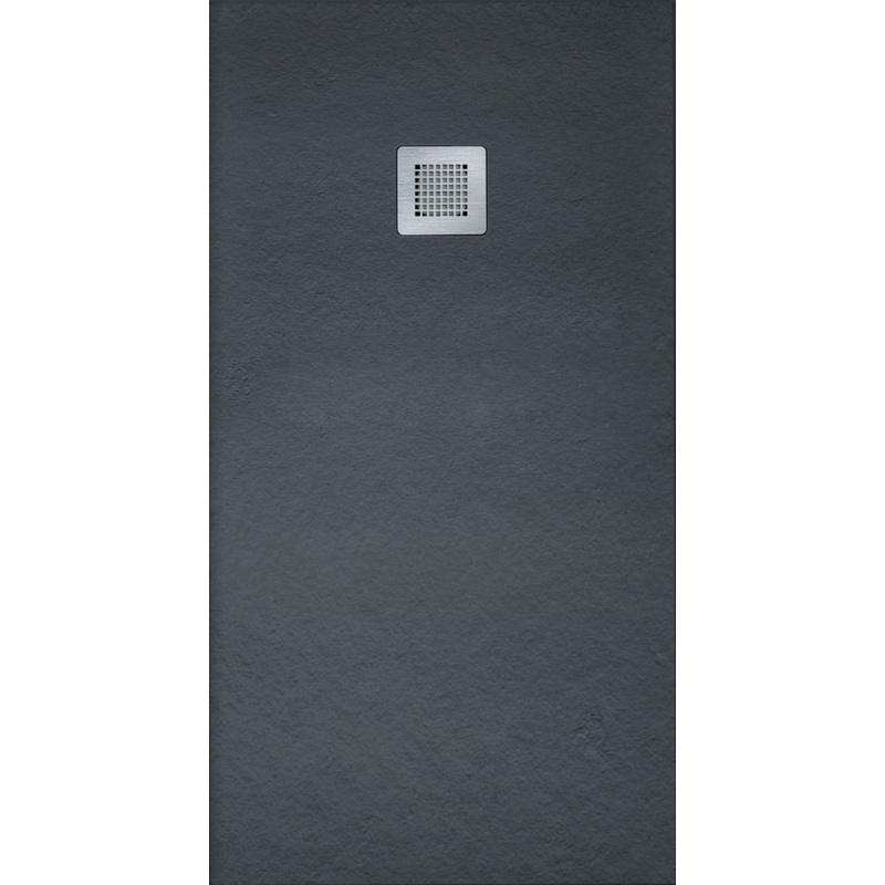 Sonas Slate Black 1600X900Mm Rectangular Shower Tray & Waste | NSL1690BLK