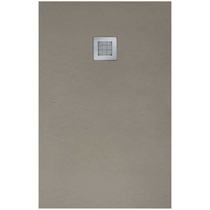 Sonas Slate Taupe 1400X800Mm Rectangular Shower Tray & Waste | NSL1480TP