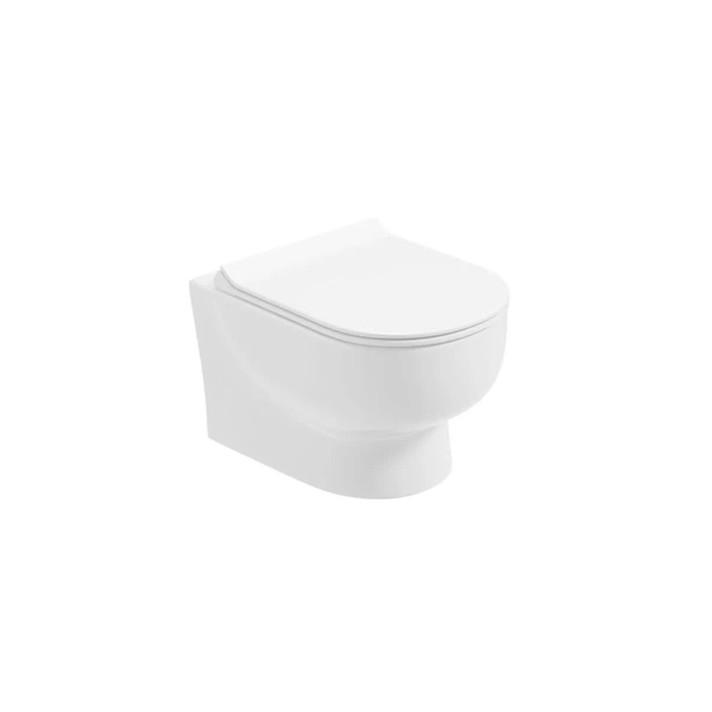 Sonas Via Rimless Wall Hung Wc & Sequence Slim Soft Close Seat | USW0425