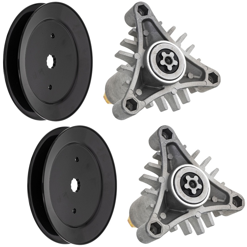 Spindle & Pulley Kit For AYP Wizard Poulan Pro | 1-PACK