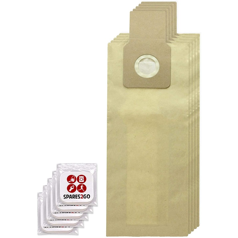 Strong Double Walled Dust Bags for Panasonic Vacuum Cleaners (Pack of 5 + 5 Freshener Tabs)
