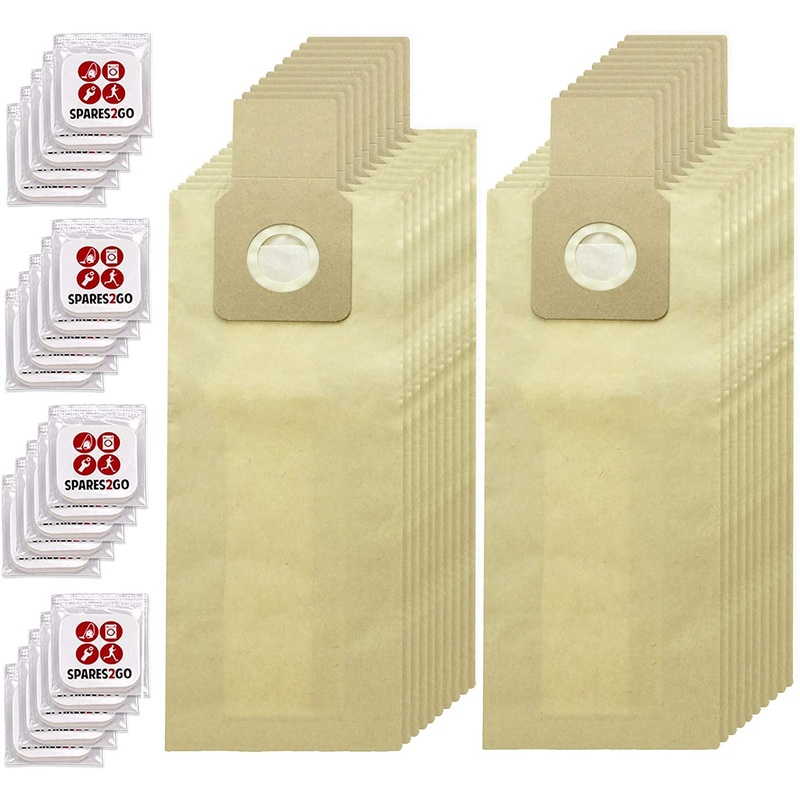 Strong Double Walled Dust Bags for Sanyo Vacuum Cleaners (Pack of 20 + 20 Freshener Tabs)