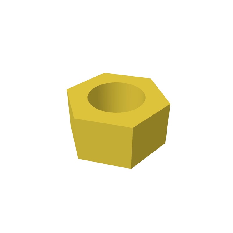 Toro Hex, Side Deform Nut 32153-3 Genuine Original OEM