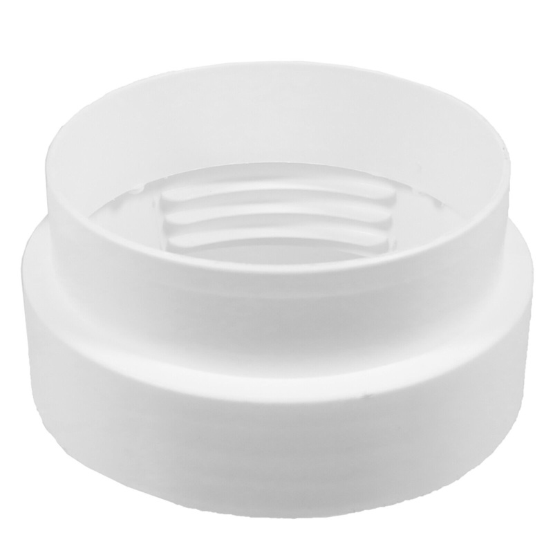 Tumble Dryer Vent Adaptor Threaded Male Duct Hose Outlet Connector (4″ / 100mm)