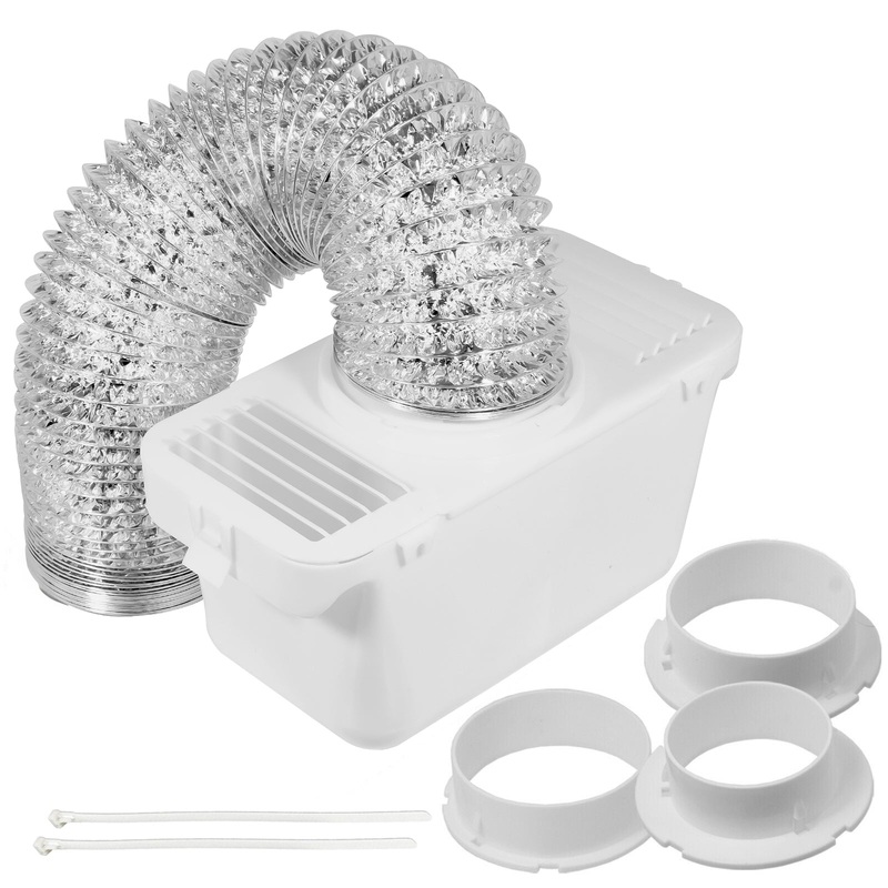 Tumble Dryer Vent Kit for White Knight Crosslee Aluminium Hose+ 3 x Adaptor 1.4m