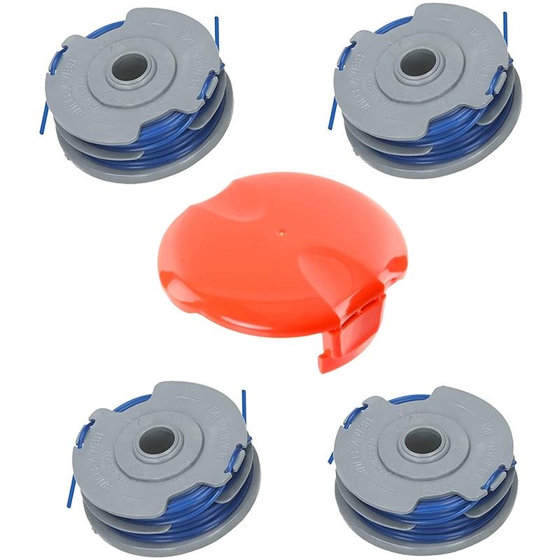 Twin Line and Spool Cover for Flymo Strimmer/Trimmer (Pack of 4 Lines)