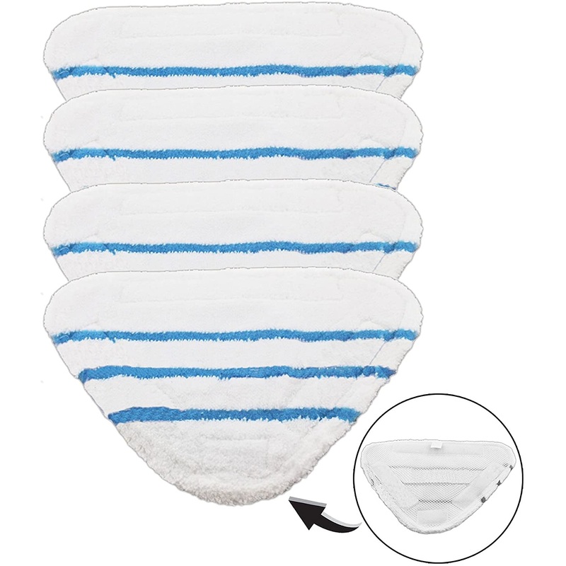 Washable Cover Pad for Beldray 5-in-1 9-in-1 Steam Cleaner Mop (Pack of 4)