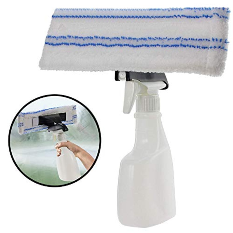 Window Cleaning Spray Pad + Container Bottle Kit compatible with Karcher WV2 WV5 WV50 WV55 WV60 WV65 WV70 WV75
