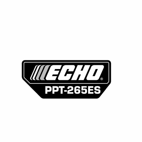Echo OEM X547002350 - LABEL, MODEL PPT-265ES - Echo Original Part