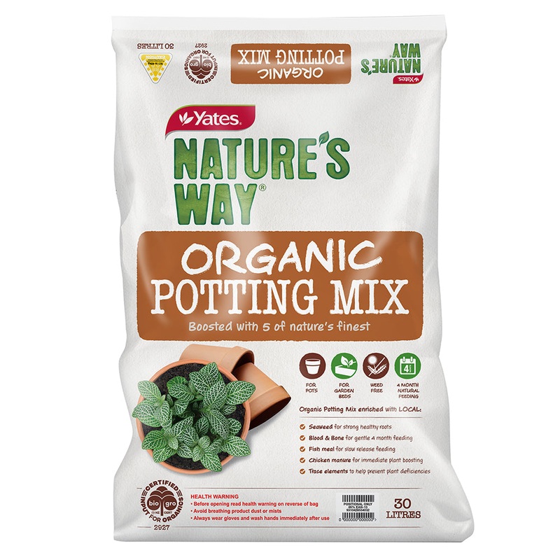 Yates Natures Way Organic Potting Mix – 30L