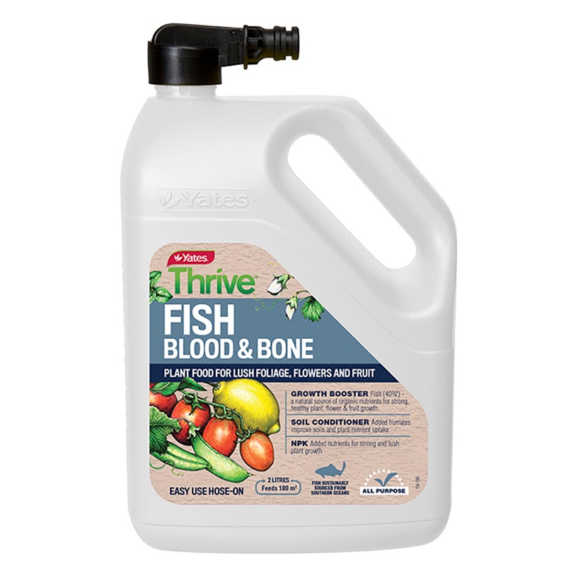 Yates Thrive Natural Fish Blood And Bone Plant Food Concentrate – 2L